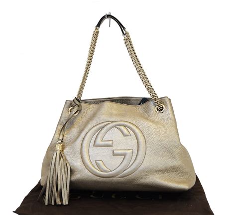 gucci gold purse chain|Gucci wallet on chain white.